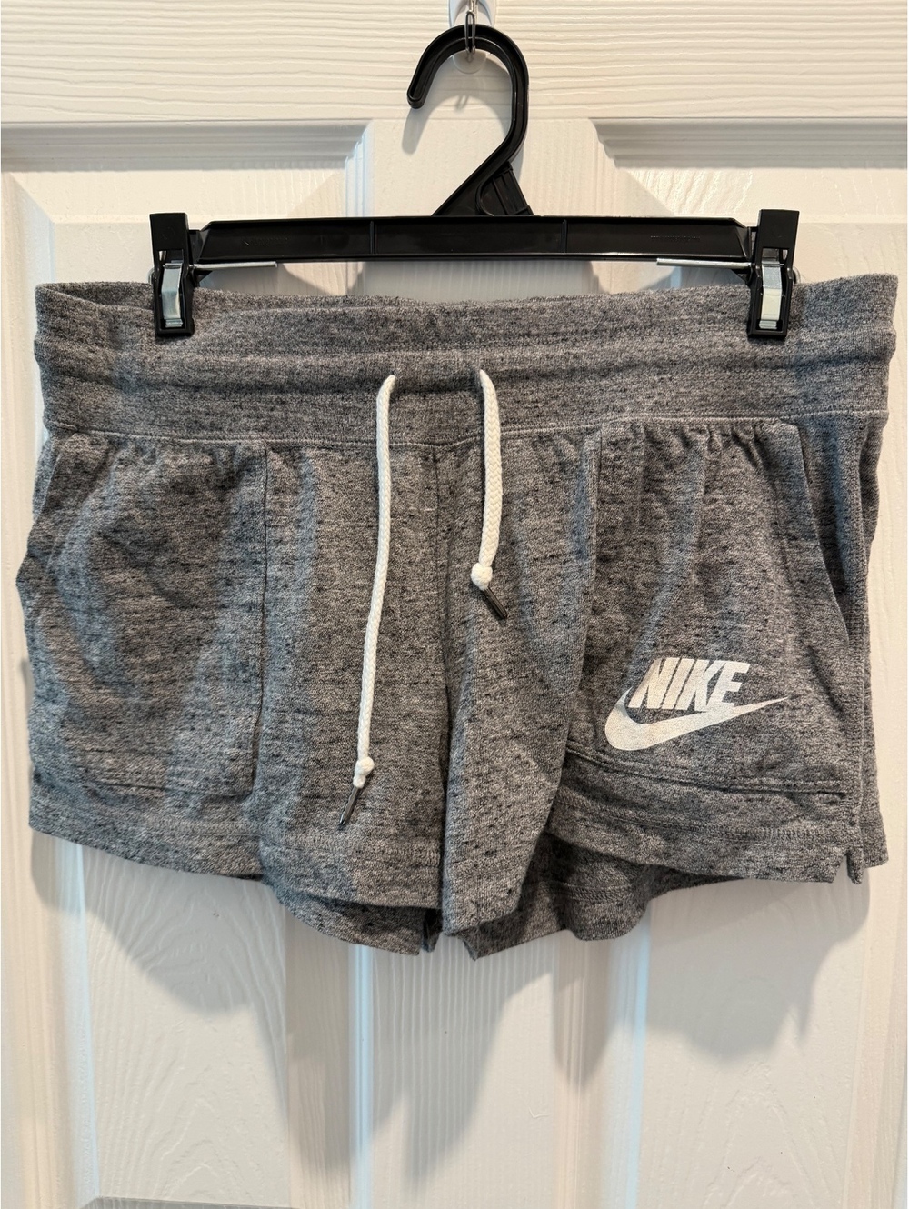 Nike gray knit shorts size M